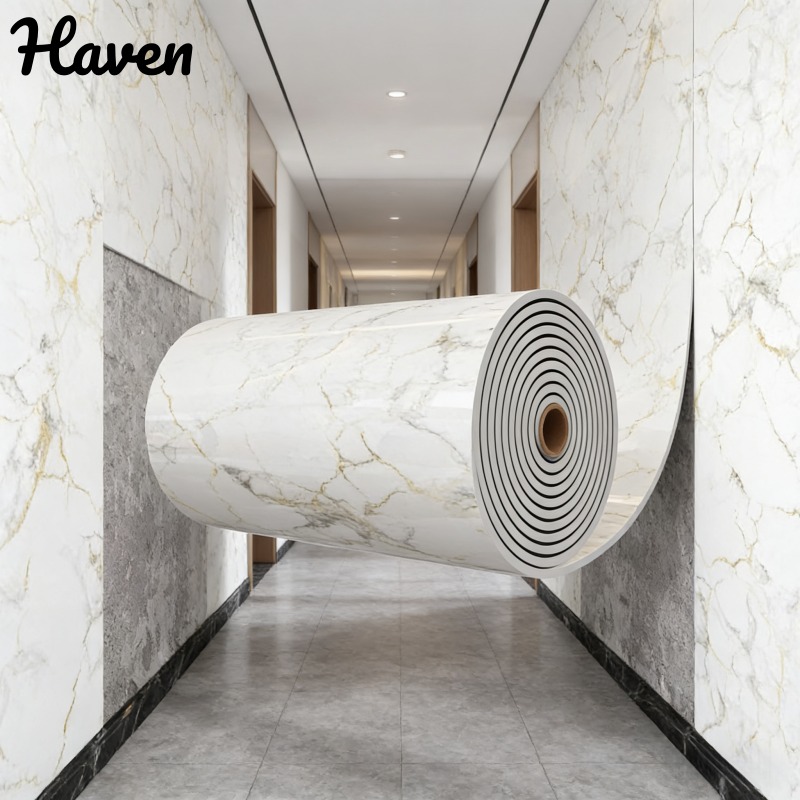 Sustainable Living Eco Friendly - Luxury Marble Self-Adhesive Wallpaper Elegant Feature