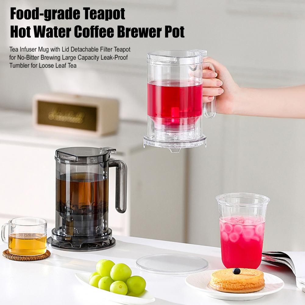 Tea Infuser Mug With Lid Detac - Loose Leaf Tea Infuser avaliação e preço
