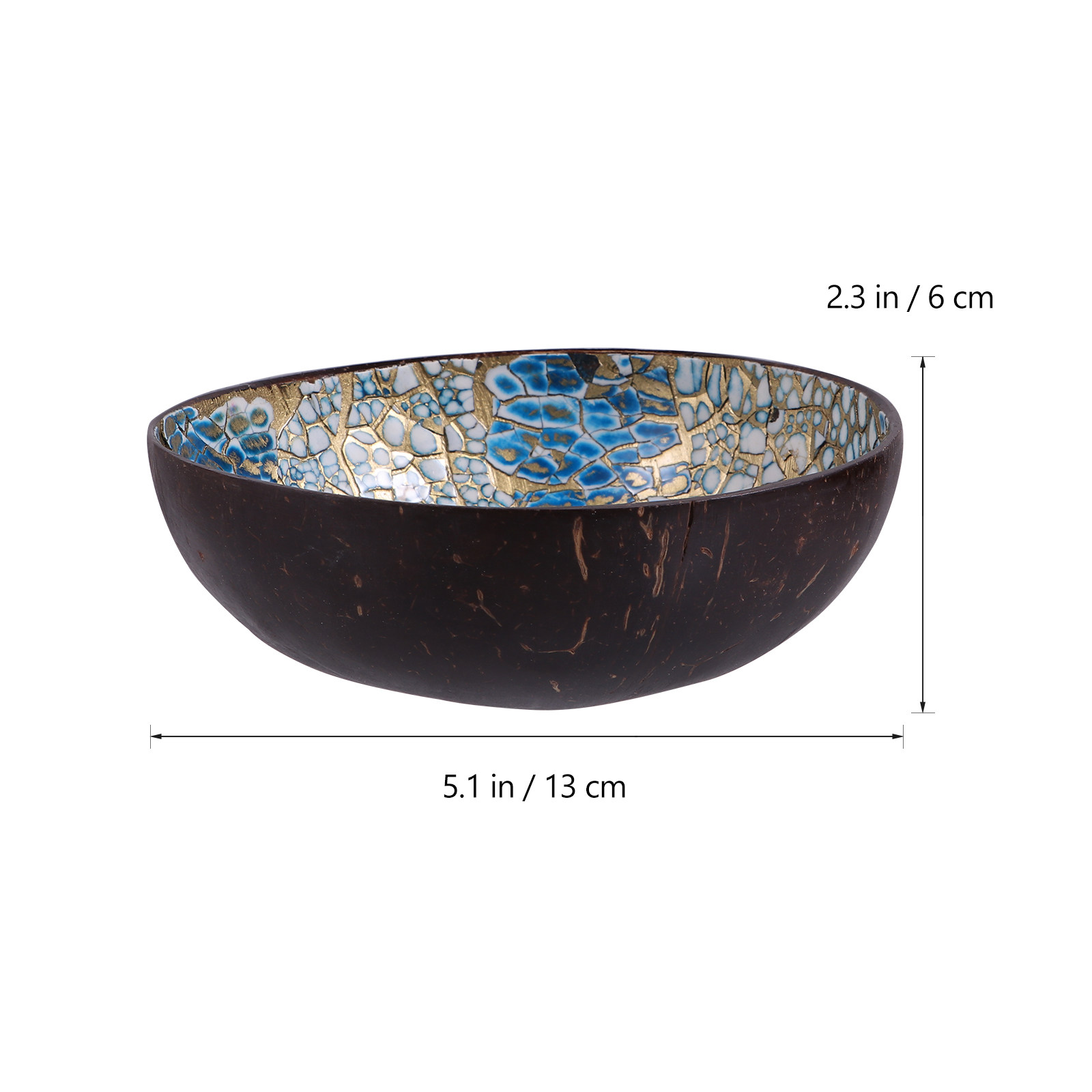 2Pcs Coconut Shell Bowl Sustai - Sustainable Living Home avaliação e preço