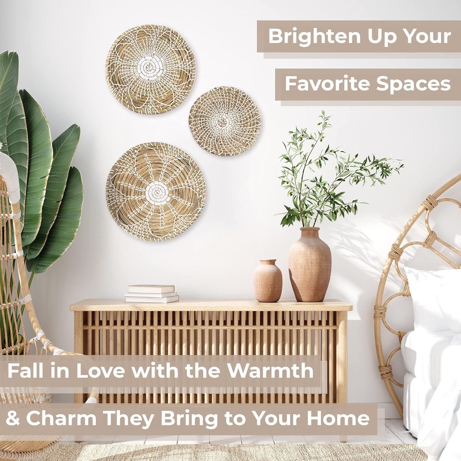 NAYOMI Handmade Boho Decor Set - Sustainable Living Walla Walla avaliação e preço