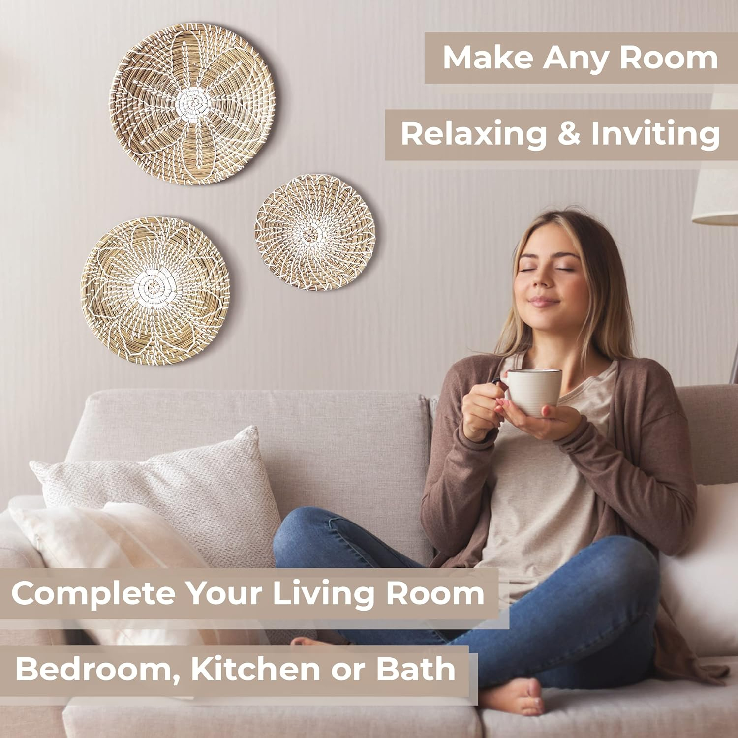 NAYOMI Handmade Boho Decor Set - Sustainable Living Walla Walla avaliação e preço