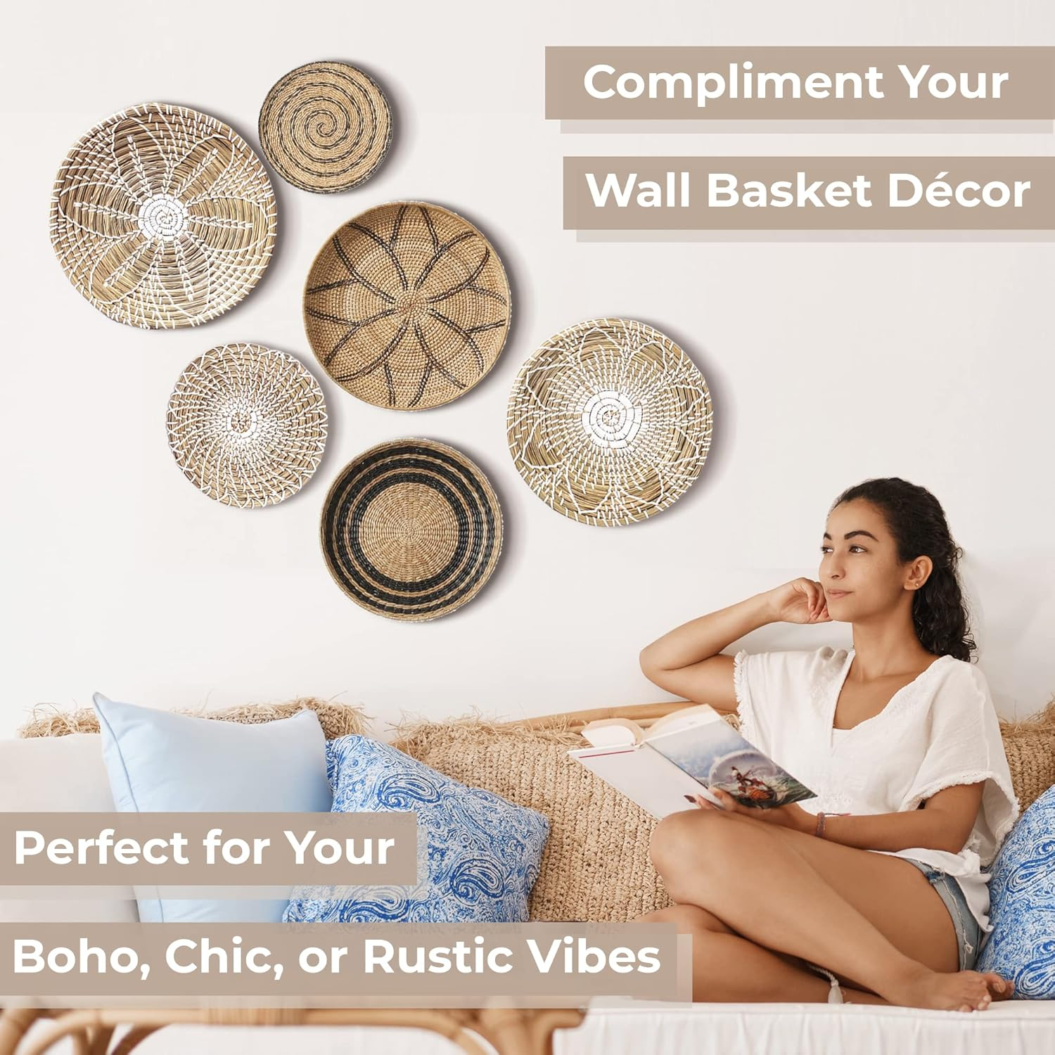 NAYOMI Handmade Boho Decor Set - Sustainable Living Walla Walla avaliação e preço