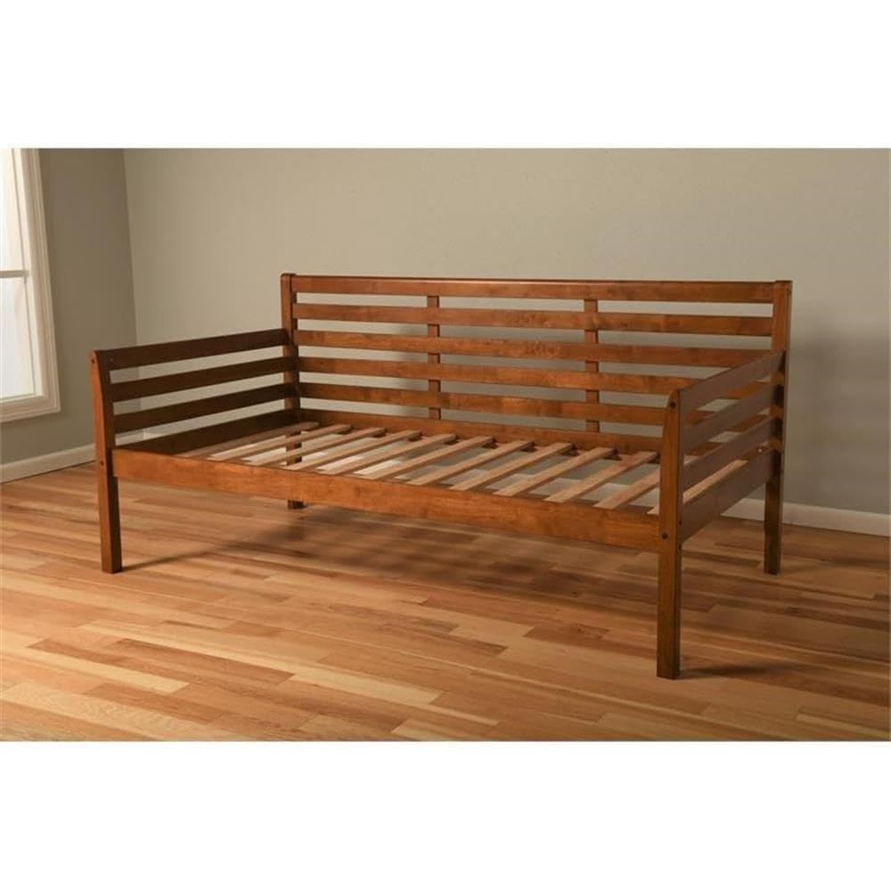 Twin Daybed in Medium Brown, S - Sustainable Living Home avaliação e preço