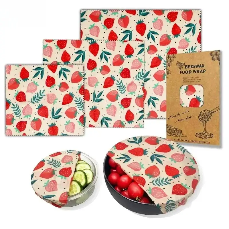 Eco-Friendly Beeswax Wrap Subs - Beeswax Food Cover avaliação e preço