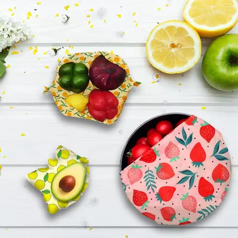 Eco-Friendly Beeswax Wrap Subs - Beeswax Food Cover avaliação e preço