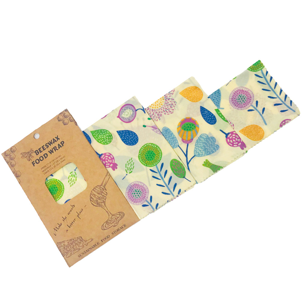 3pcs Beeswax Food Wraps Reusab - Beeswax Food Cover avaliação e preço