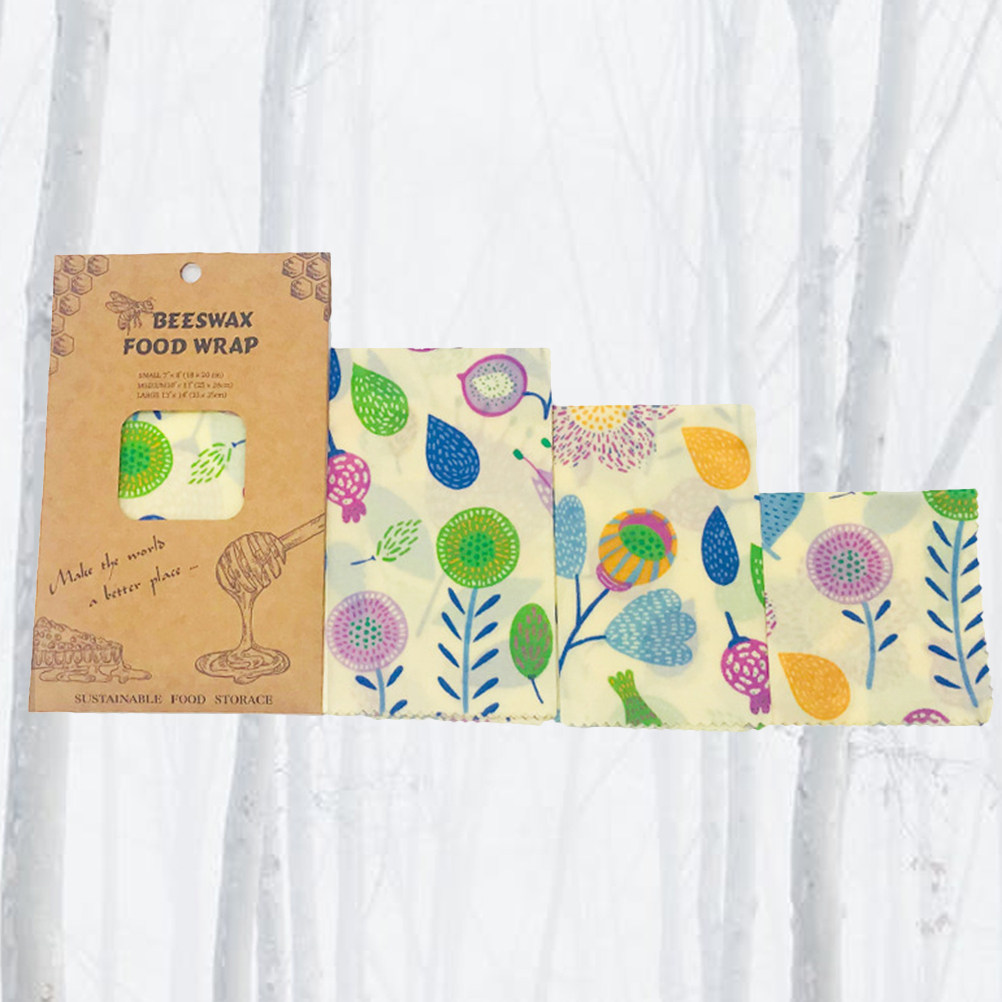 3pcs Beeswax Food Wraps Reusab - Beeswax Food Cover avaliação e preço