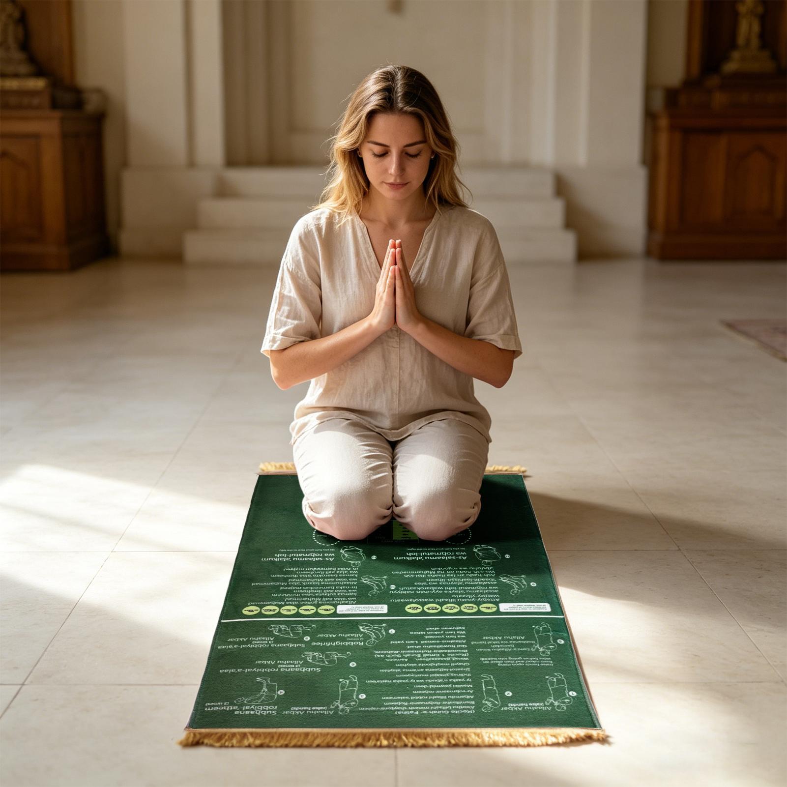 Praying Mat 50x90cm Soft Guide - Sustainable Living Guide avaliação e preço