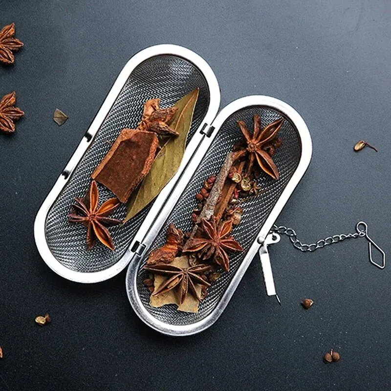 Stainless Steel Cooking Spices - Loose Leaf Tea Infuser avaliação e preço