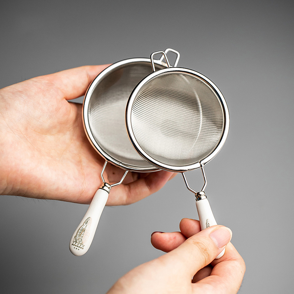 Stainless Steel Reusable Mesh  - Loose Leaf Tea Infuser avaliação e preço