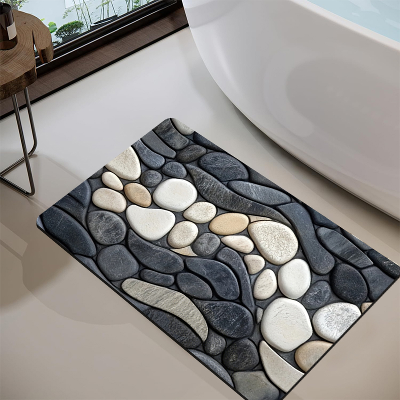 Pebble Pattern Diatomite Rug F - Sustainable Living Eco Friendly avaliação e preço