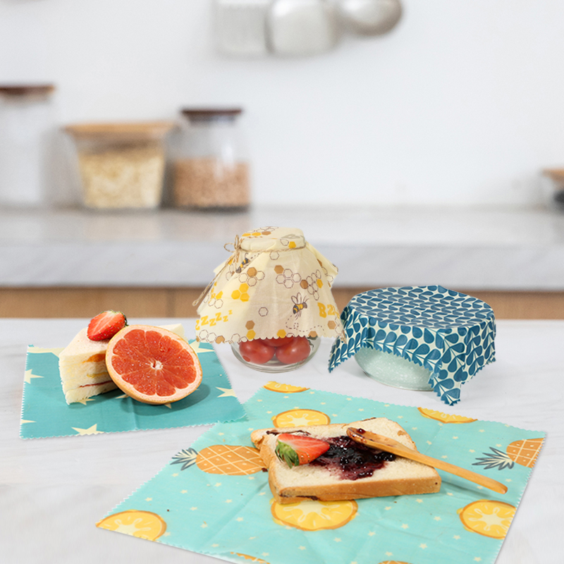 WEEDI 3Pack Reusable Beeswax W - Beeswax Food Cover avaliação e preço