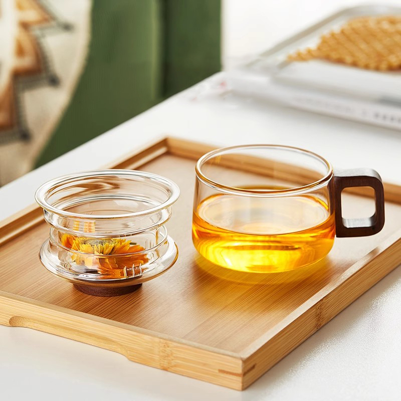 200/400ml Glass Tea Cup With I - Loose Leaf Tea Infuser avaliação e preço