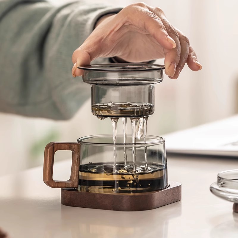 200/400ml Glass Tea Cup With I - Loose Leaf Tea Infuser avaliação e preço