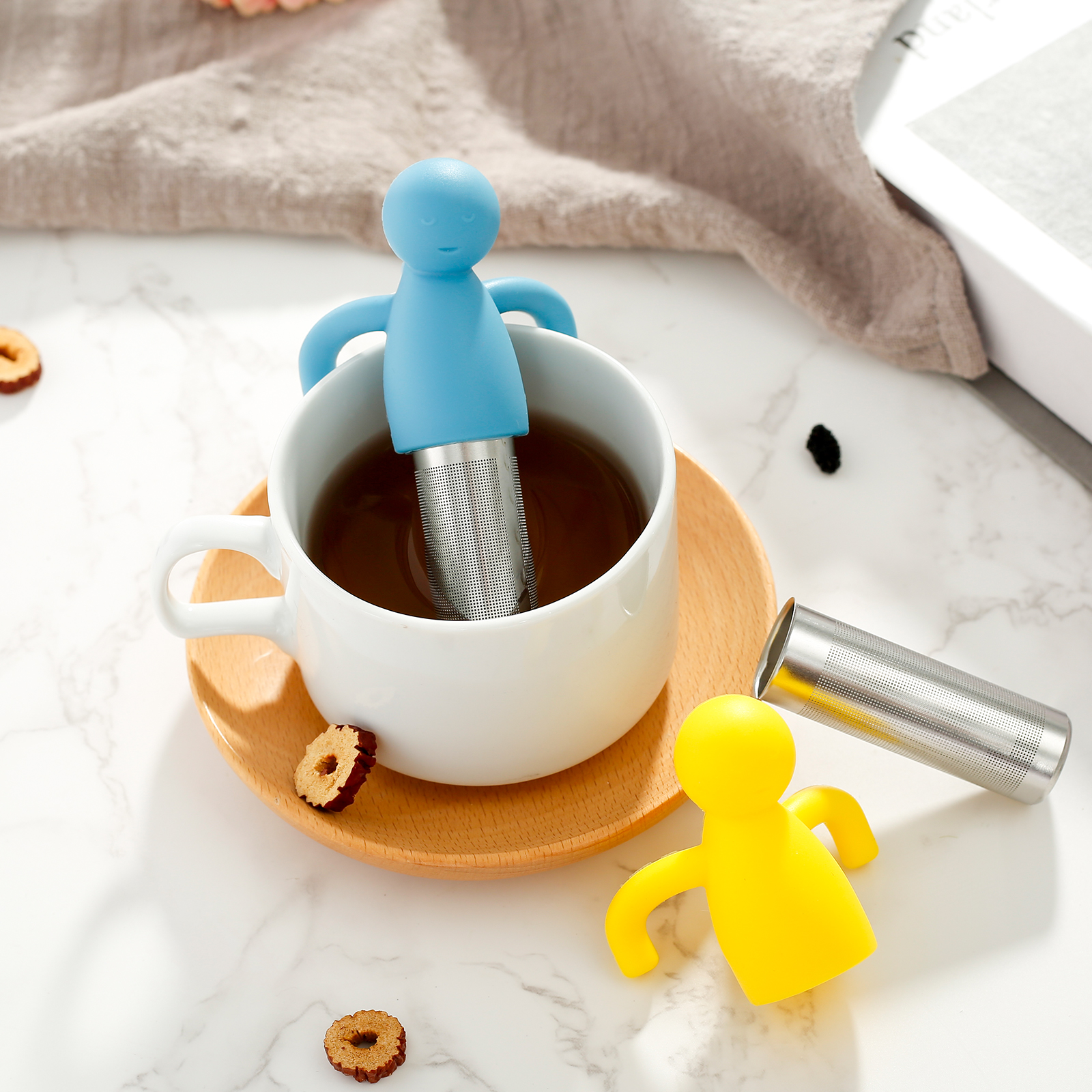 4Pcs Tea Infuser for Loose Tea - Loose Leaf Tea Infuser avaliação e preço