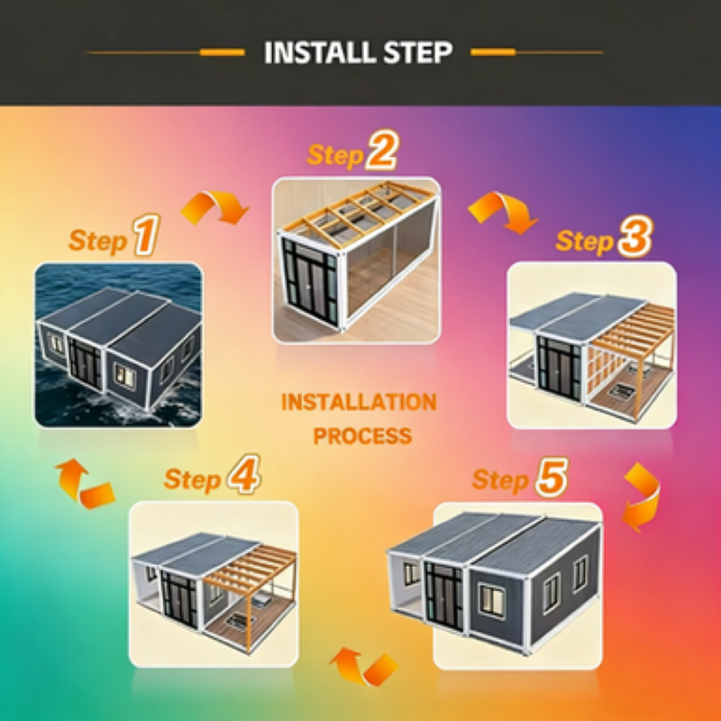 20ft 40ft Eco Friendly Modular - Sustainable Living Eco Friendly avaliação e preço
