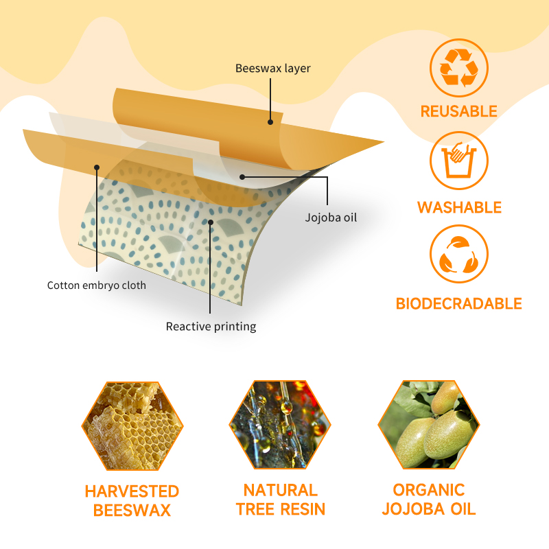 3pcs refrigerator freezing saf - Beeswax Food Cover avaliação e preço