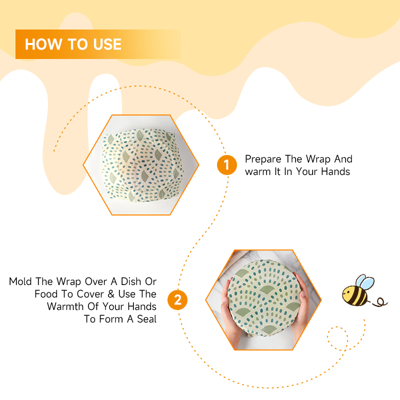 3pcs refrigerator freezing saf - Beeswax Food Cover avaliação e preço