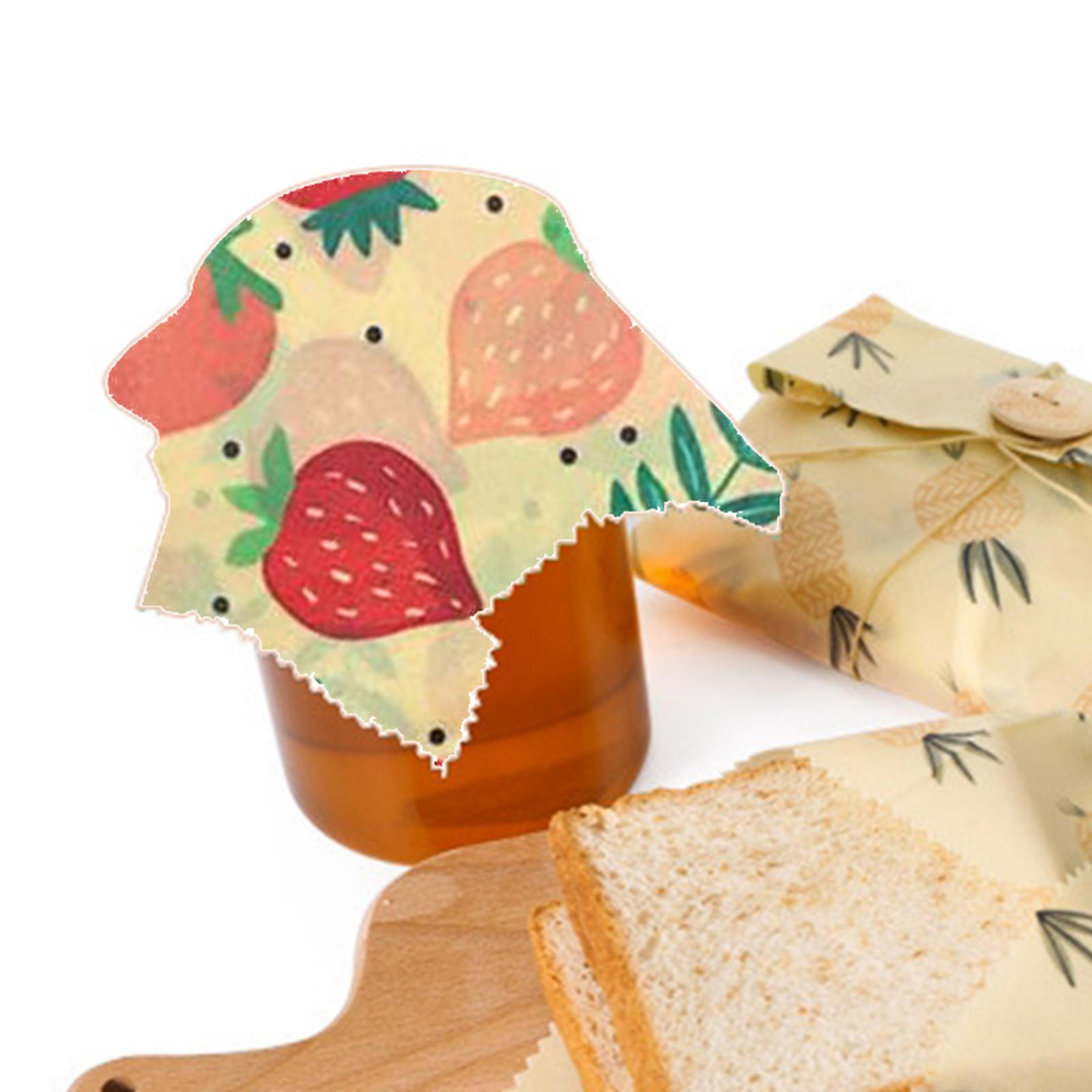 4x Beeswax Food Wraps for Wrap - Beeswax Food Cover avaliação e preço