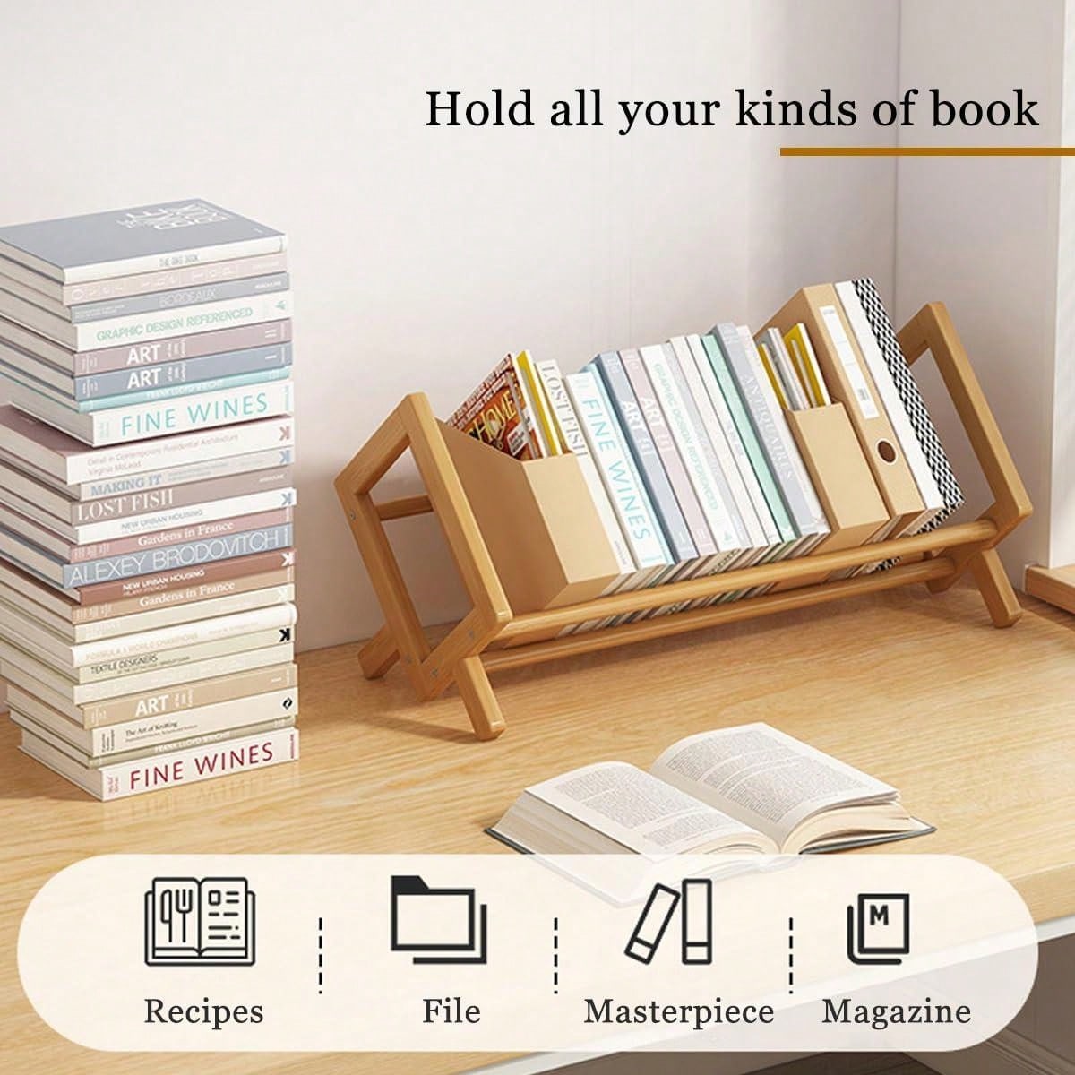 Desktop Bookshelf Home Living  - Sustainable Living Eco Friendly avaliação e preço
