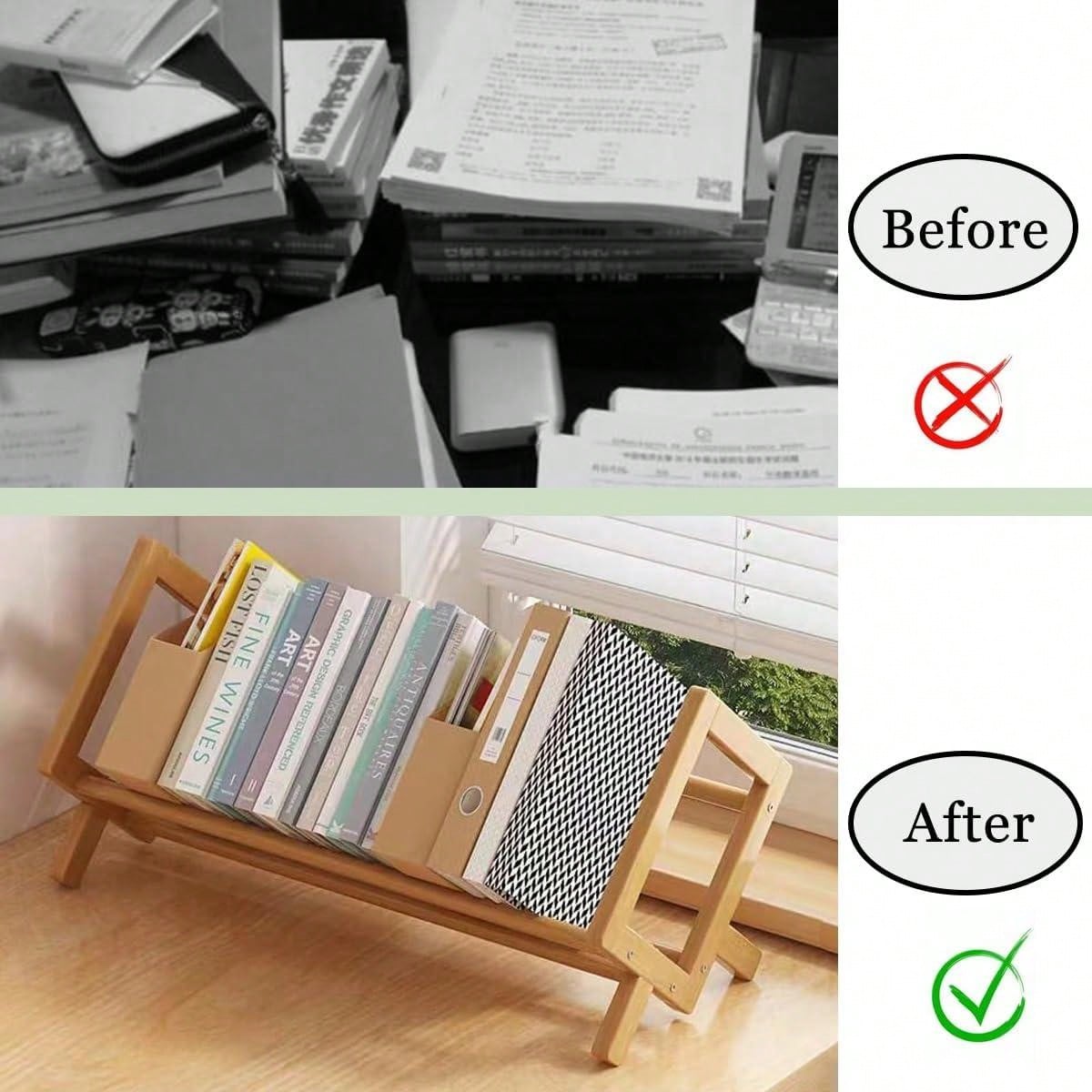 Desktop Bookshelf Home Living  - Sustainable Living Eco Friendly avaliação e preço