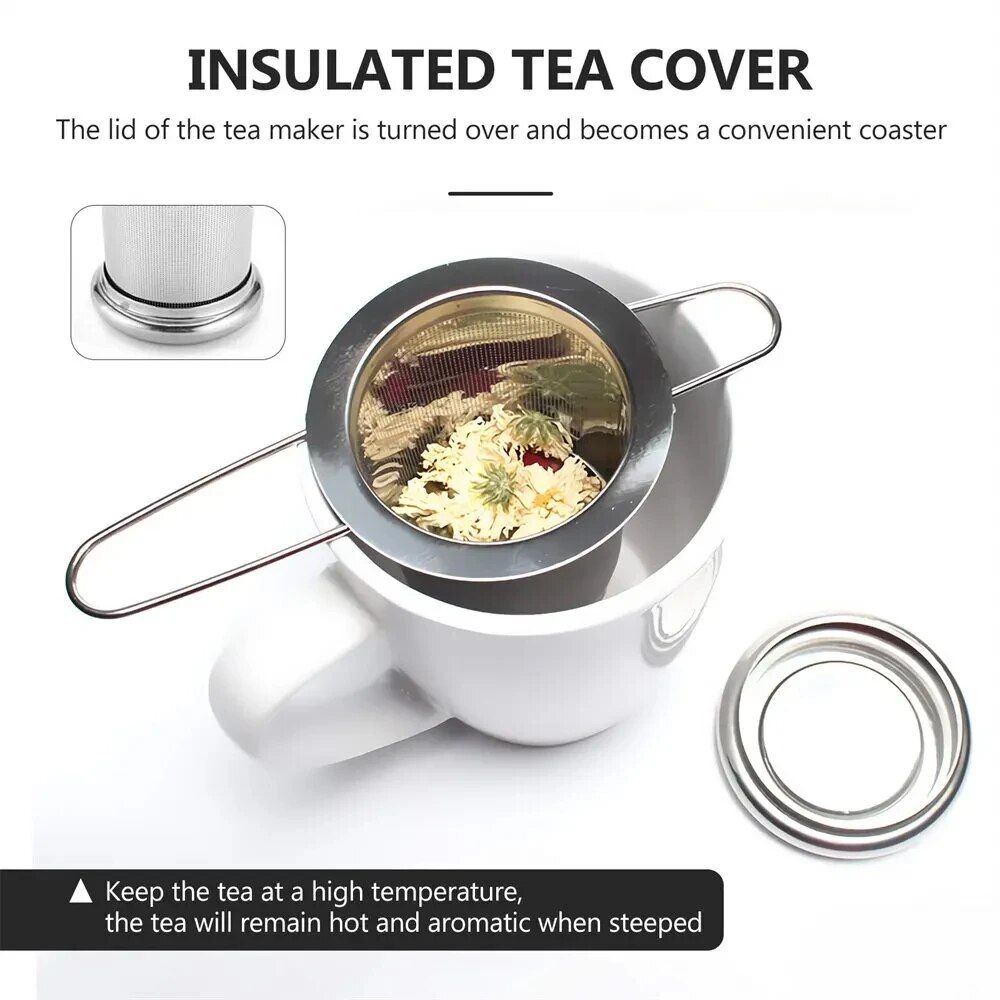 A Set Stainless Steel Mesh Tea - Loose Leaf Tea Infuser avaliação e preço