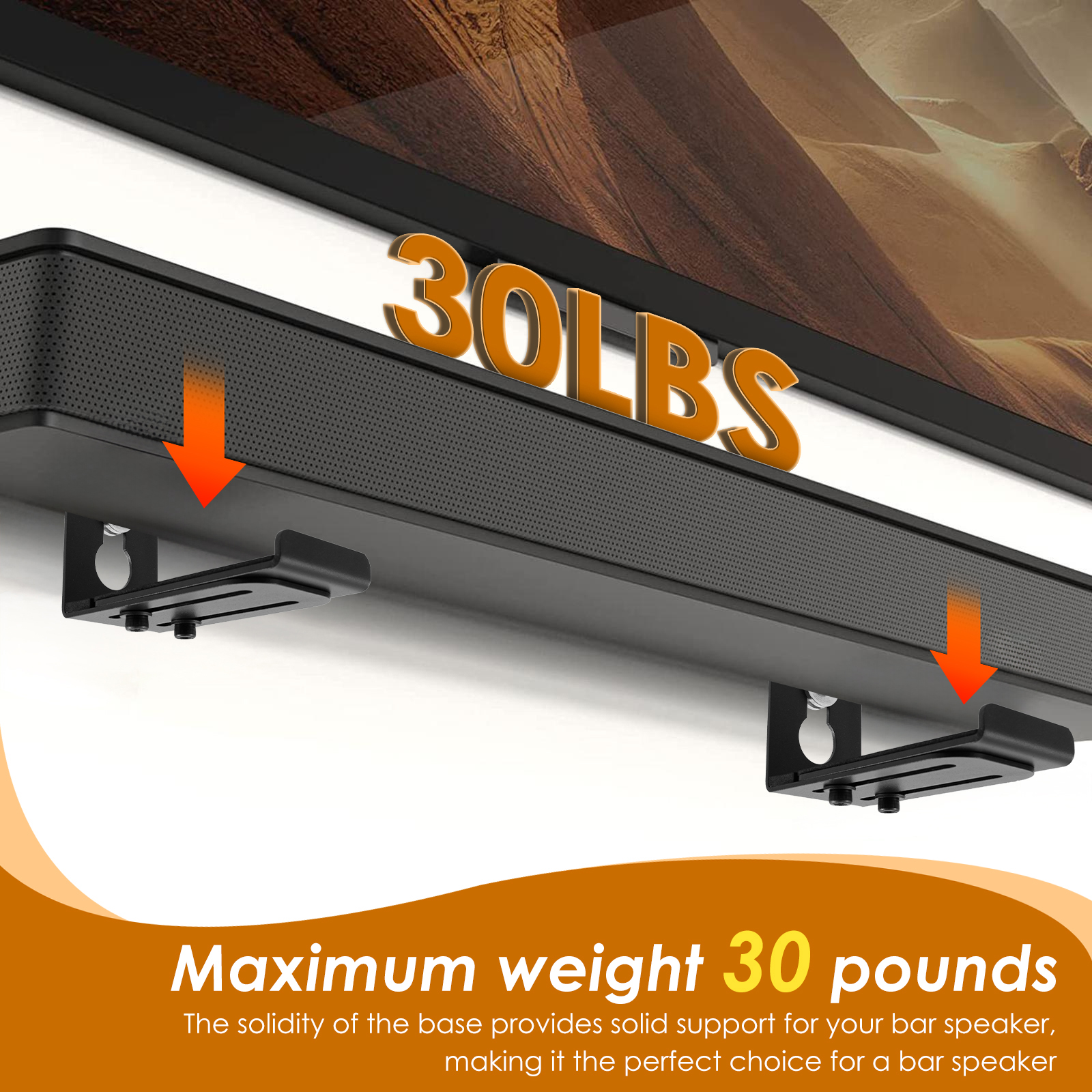 2Pcs Soundbar Speaker Stands W - Sustainable Living Eco Friendly avaliação e preço