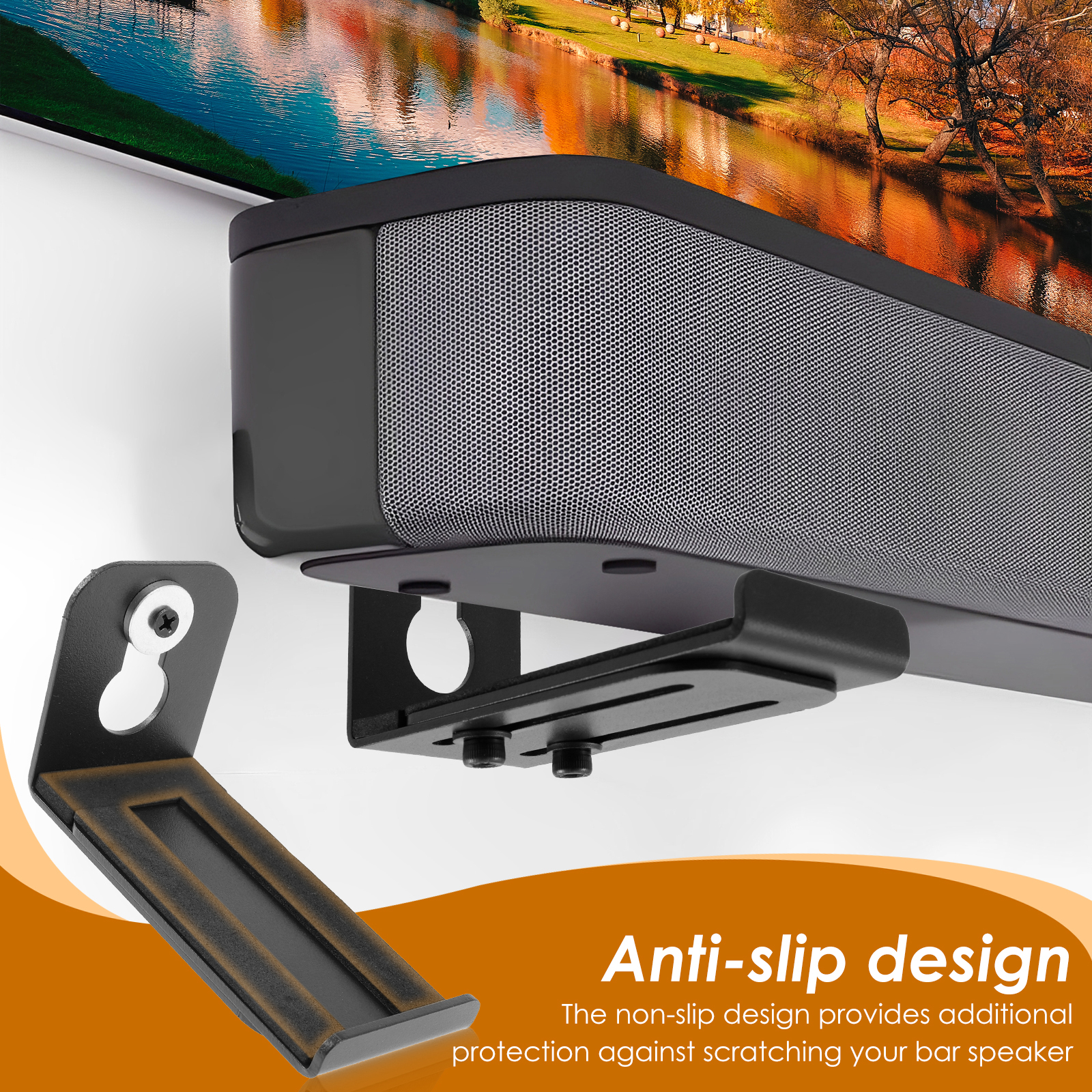 2Pcs Soundbar Speaker Stands W - Sustainable Living Eco Friendly avaliação e preço