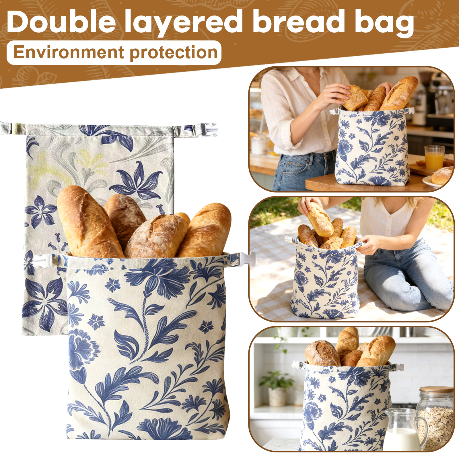Beeswax Reusable Bread Bags,Na - Beeswax Food Cover avaliação e preço