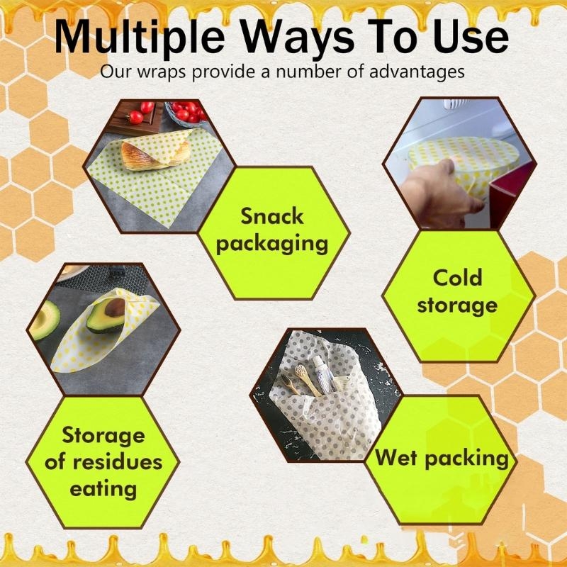 Multipurpose Beeswaxs Food Sto - Beeswax Food Cover avaliação e preço