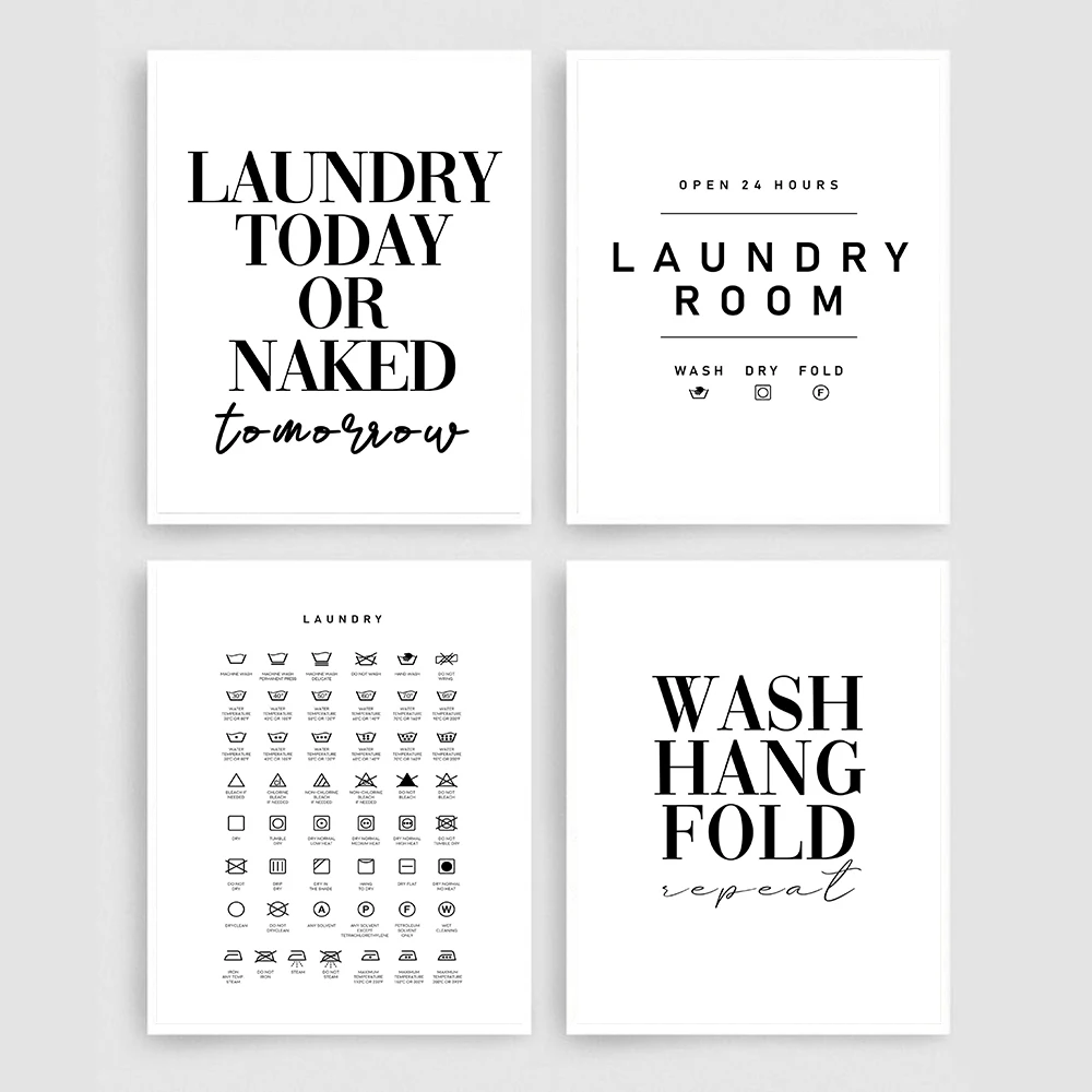 Scandinavian Poster Laundry Sy - Sustainable Living Guide avaliação e preço