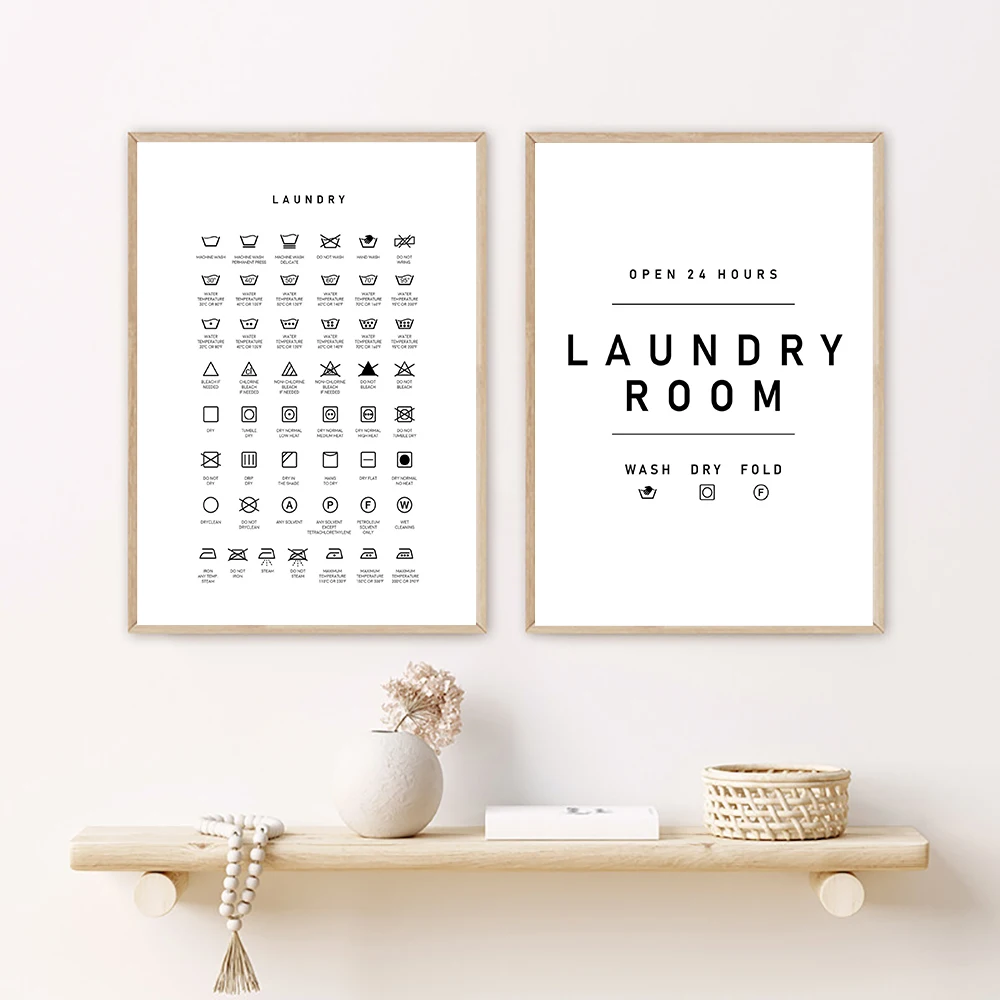 Scandinavian Poster Laundry Sy - Sustainable Living Guide avaliação e preço