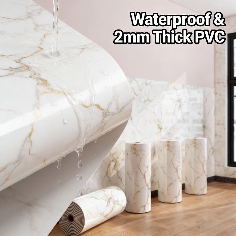 Luxury Marble Self-Adhesive Wa - Sustainable Living Eco Friendly avaliação e preço